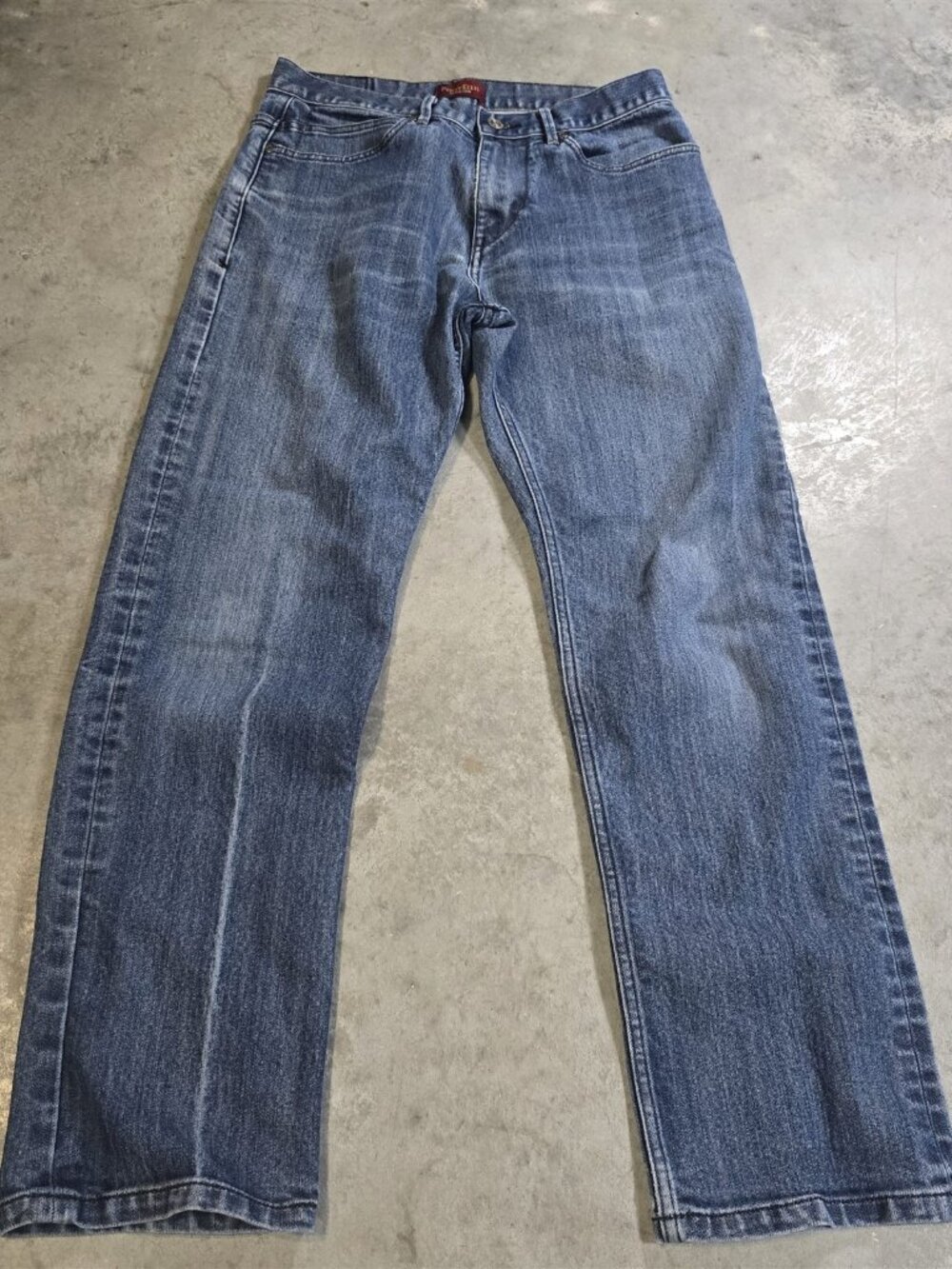 Perry Ellis Premium Denim Straight Leg Jeans Blue - Mens 30x30